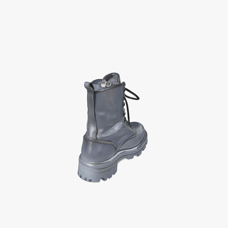 Black LaceUp Boot D Model Pack